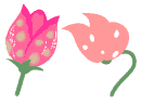 花弁にシミが出たイラスト